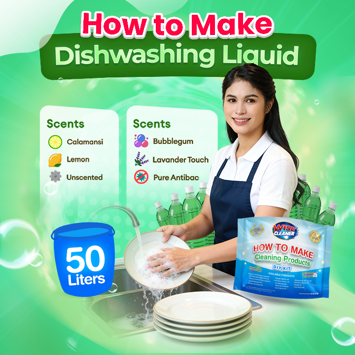 Regular Dishwashing 50L — Wise Cleaner DIY Kit