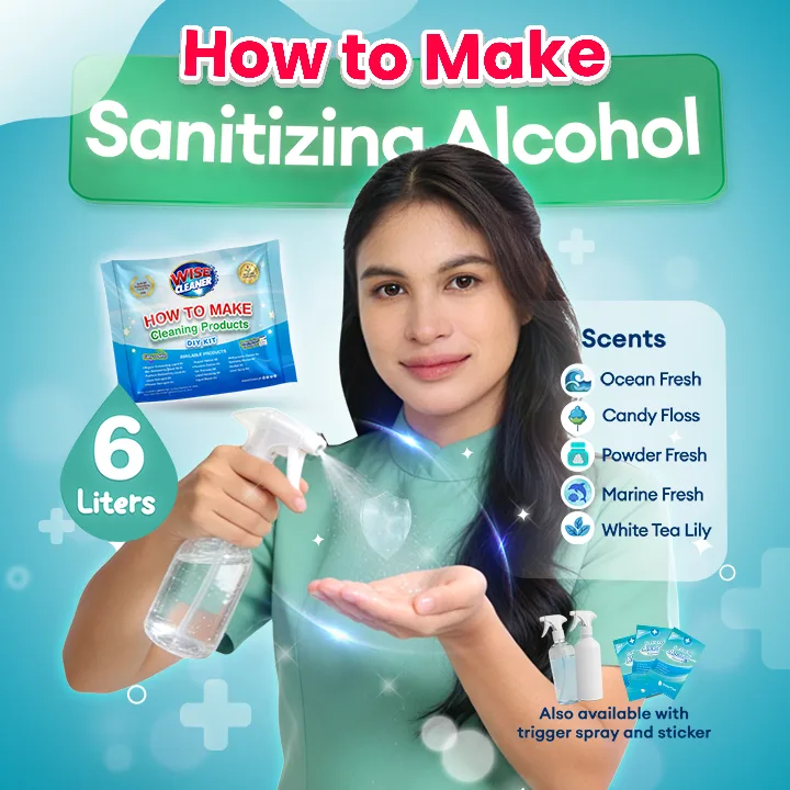 Sanitizing Alcohol Kit — Wise Cleaner DIY Kit