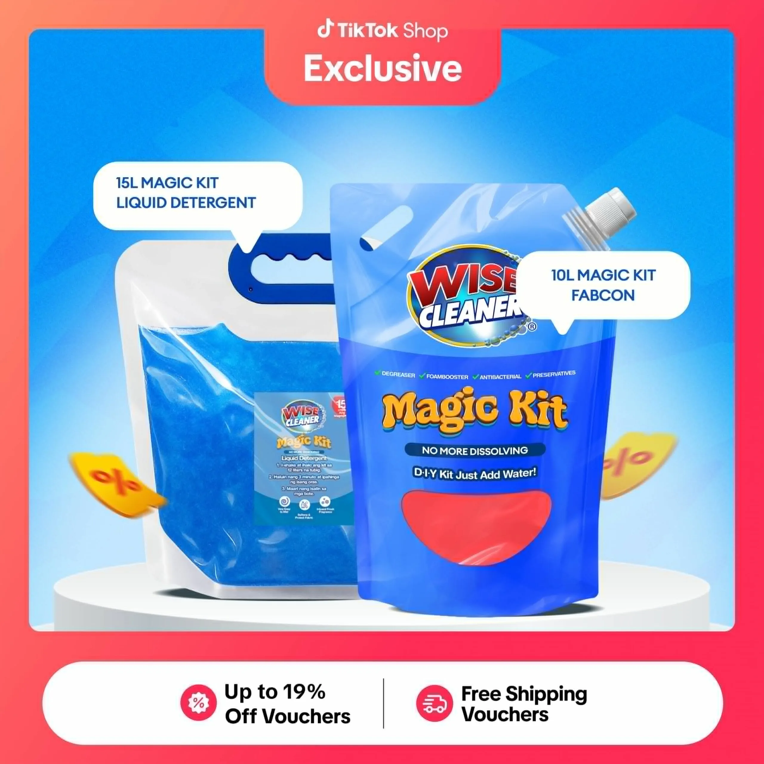 Bundle: Detergent + Fabcon